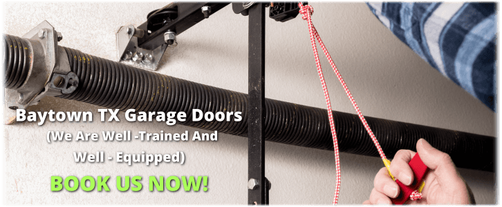 Broken Garage Door Spring Baytown TX